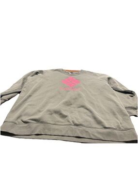 Columbia Women’s Green/Hot Pink Crewneck Sweatshirt! 3XL